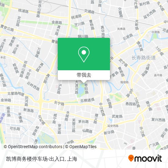 凯博商务楼停车场-出入口地图