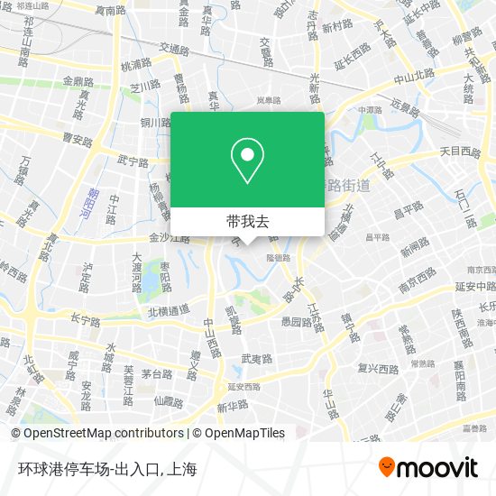 环球港停车场-出入口地图