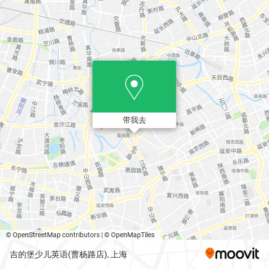吉的堡少儿英语(曹杨路店)地图