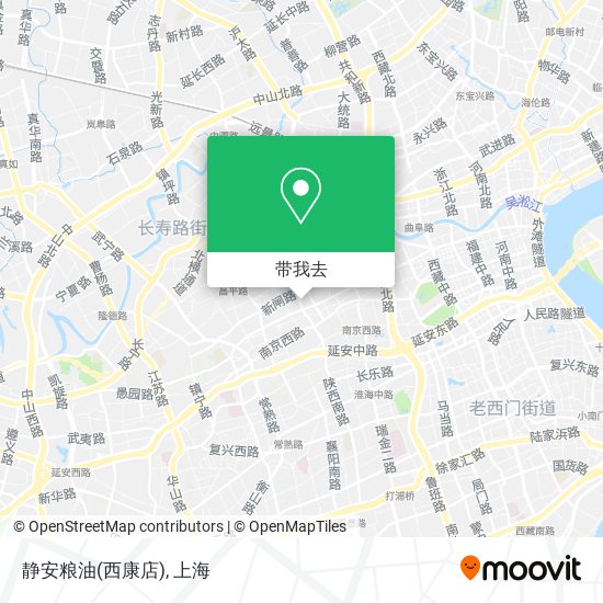 静安粮油(西康店)地图