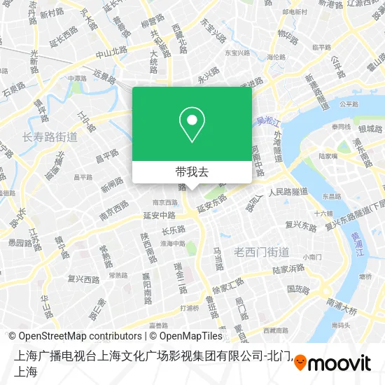 上海广播电视台上海文化广场影视集团有限公司-北门地图