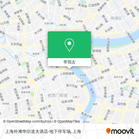 上海外滩华尔道夫酒店-地下停车场地图