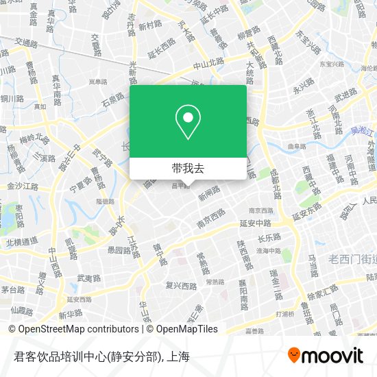 君客饮品培训中心(静安分部)地图