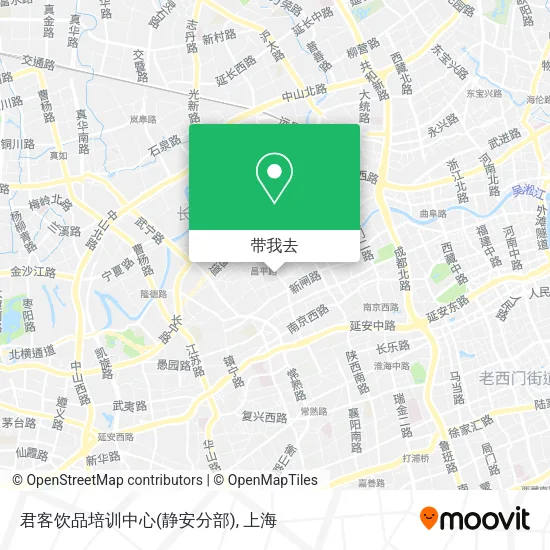 君客饮品培训中心(静安分部)地图