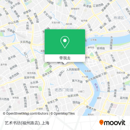 艺术书坊(福州路店)地图