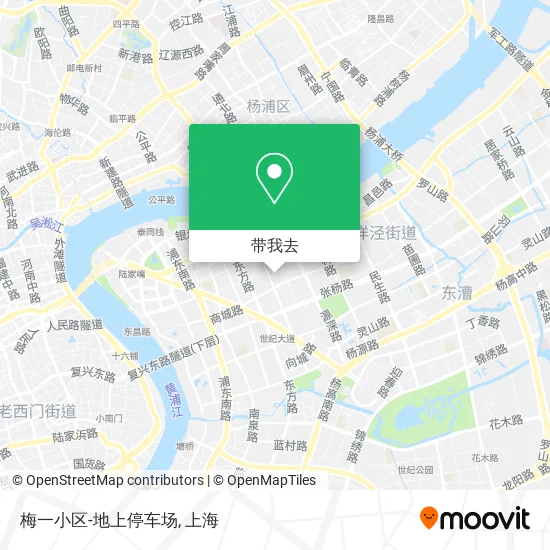 梅一小区-地上停车场地图