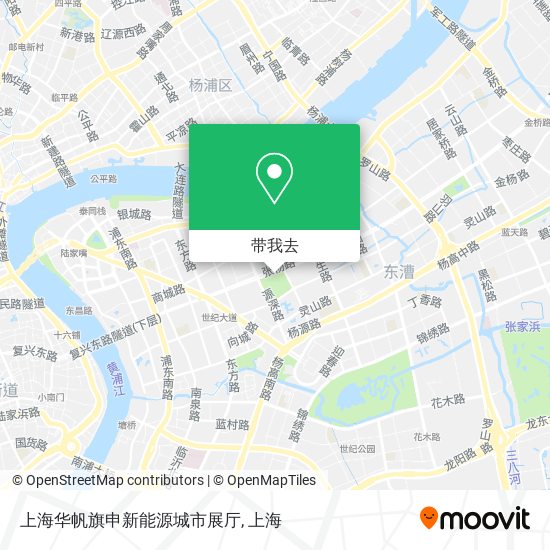 上海华帆旗申新能源城市展厅地图