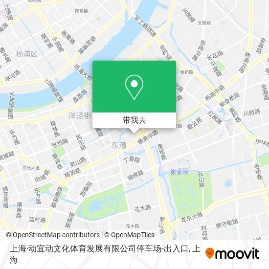 上海·动宜动文化体育发展有限公司停车场-出入口地图