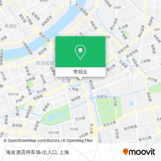 海友酒店停车场-出入口地图