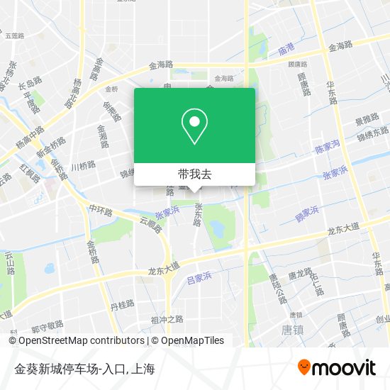 金葵新城停车场-入口地图