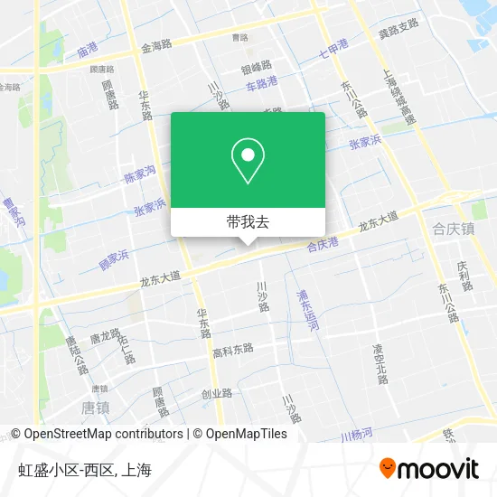 虹盛小区-西区地图