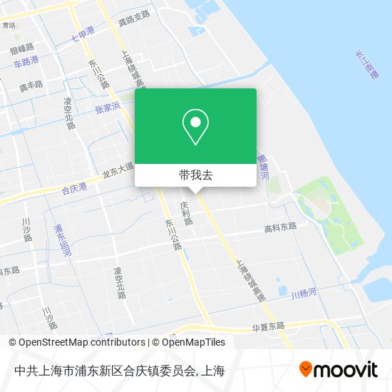 中共上海市浦东新区合庆镇委员会地图