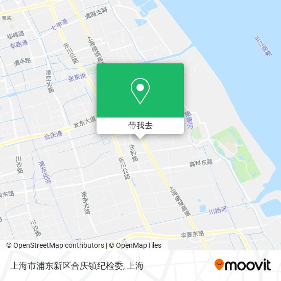 上海市浦东新区合庆镇纪检委地图