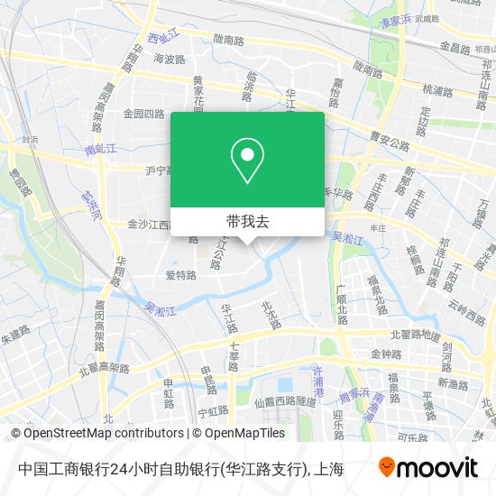中国工商银行24小时自助银行(华江路支行)地图