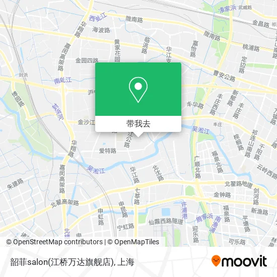 韶菲salon(江桥万达旗舰店)地图