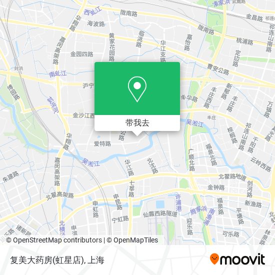 复美大药房(虹星店)地图
