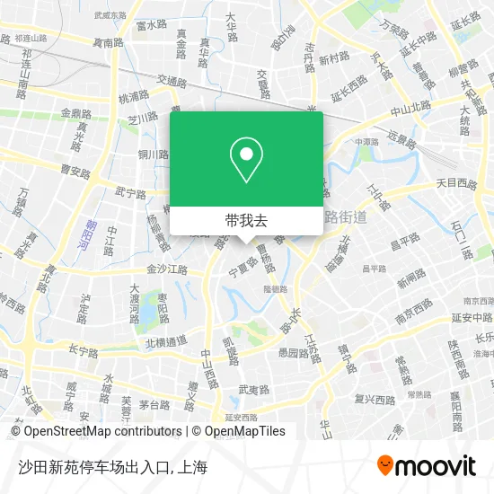 沙田新苑停车场出入口地图