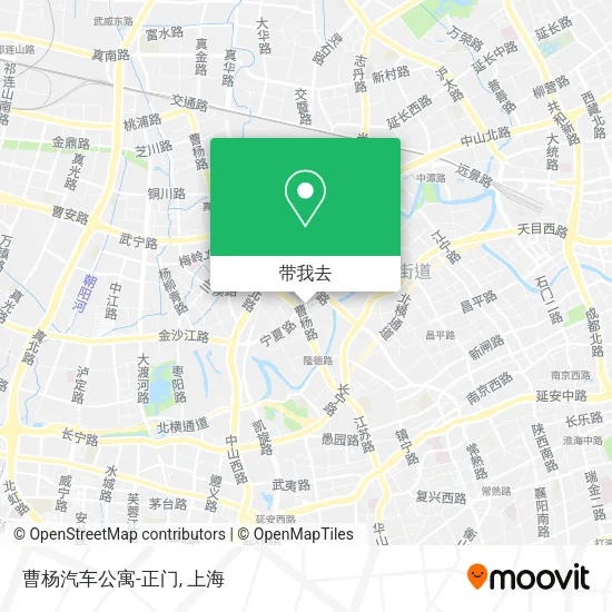 曹杨汽车公寓-正门地图