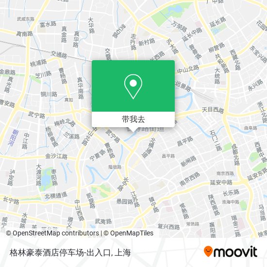 格林豪泰酒店停车场-出入口地图