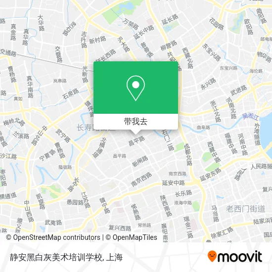 静安黑白灰美术培训学校地图