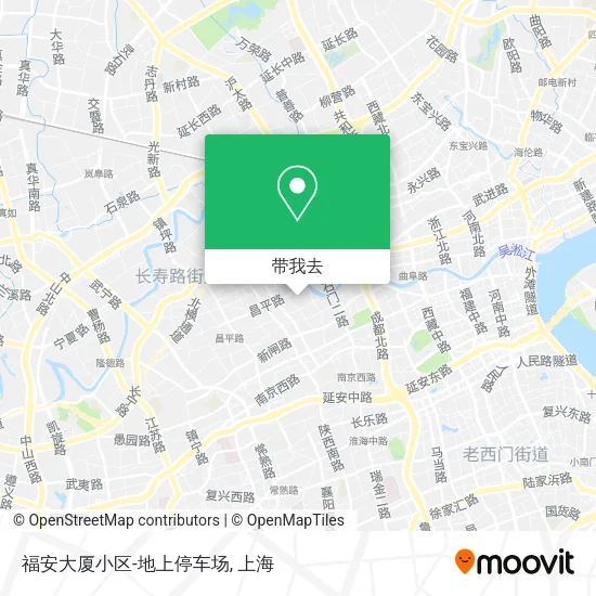 福安大厦小区-地上停车场地图