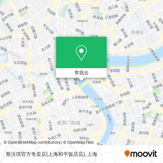 斯沃琪官方专卖店(上海和平饭店店)地图