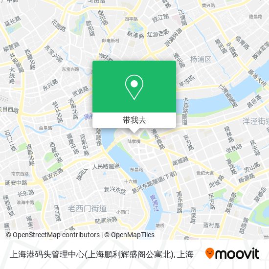 上海港码头管理中心(上海鹏利辉盛阁公寓北)地图