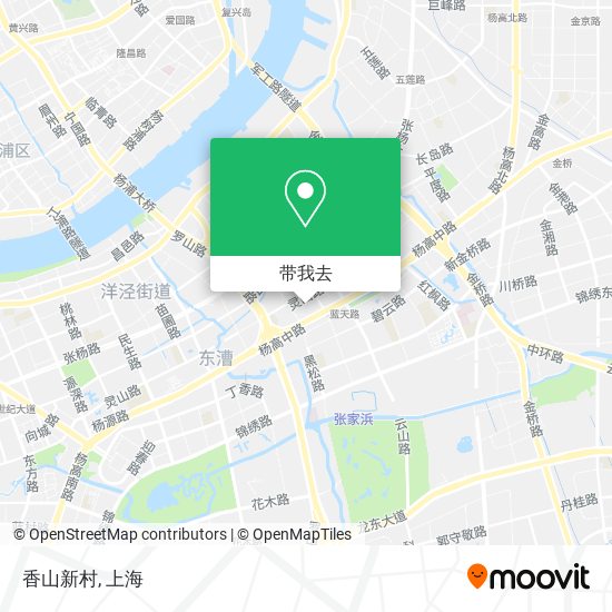 香山新村地图