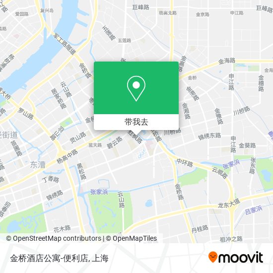 金桥酒店公寓-便利店地图