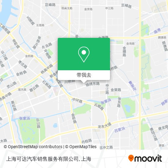 上海可达汽车销售服务有限公司地图