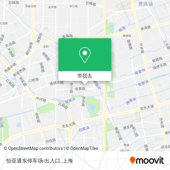 怡亚通东停车场-出入口地图