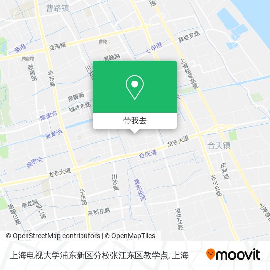 上海电视大学浦东新区分校张江东区教学点地图