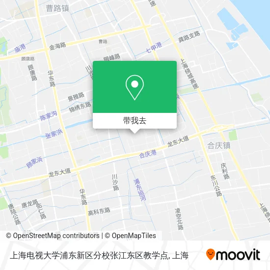 上海电视大学浦东新区分校张江东区教学点地图