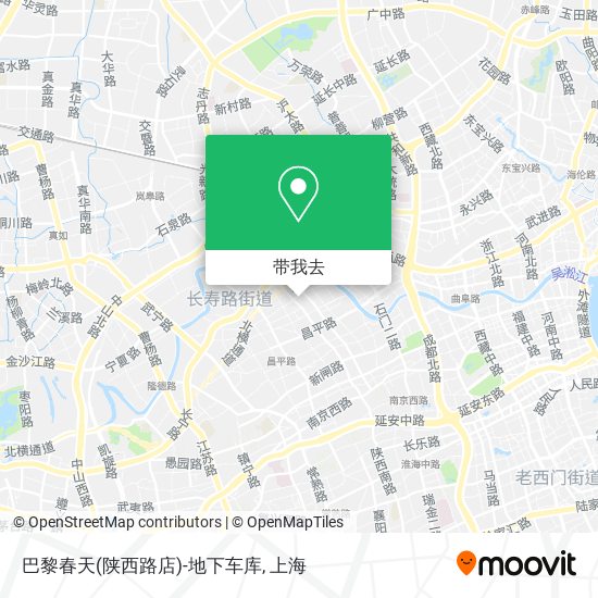 巴黎春天(陕西路店)-地下车库地图