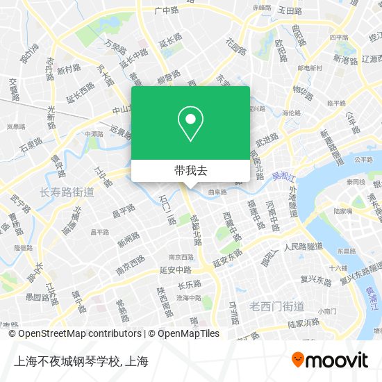 上海不夜城钢琴学校地图