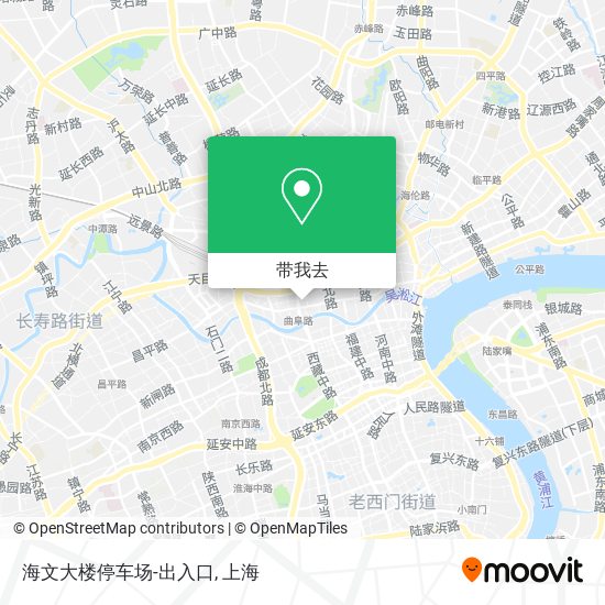 海文大楼停车场-出入口地图