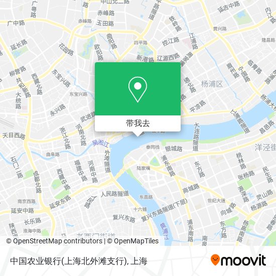 中国农业银行(上海北外滩支行)地图