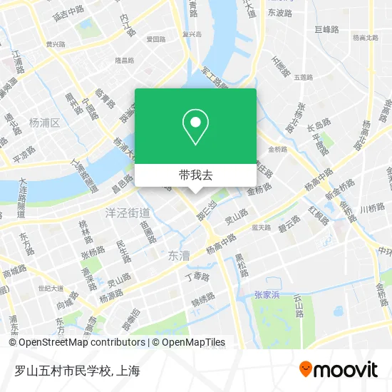 罗山五村市民学校地图