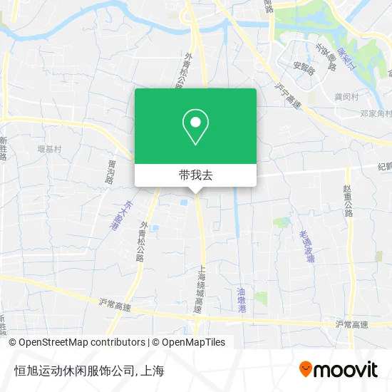 恒旭运动休闲服饰公司地图