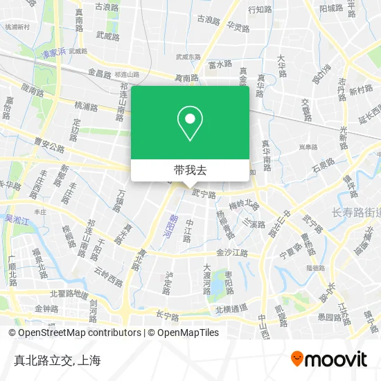 真北路立交地图