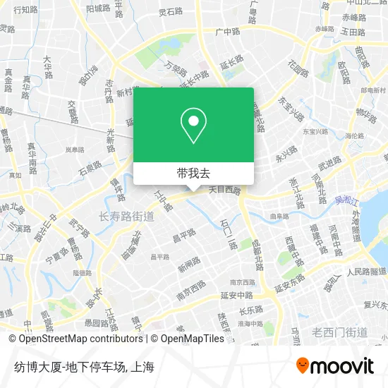 纺博大厦-地下停车场地图