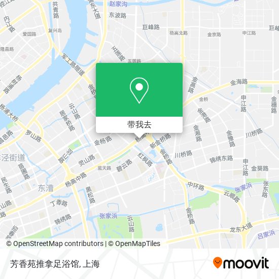 芳香苑推拿足浴馆地图