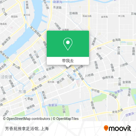 芳香苑推拿足浴馆地图