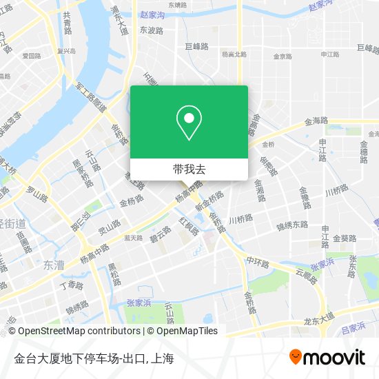金台大厦地下停车场-出口地图