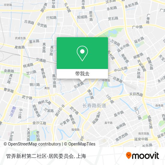 管弄新村第二社区-居民委员会地图