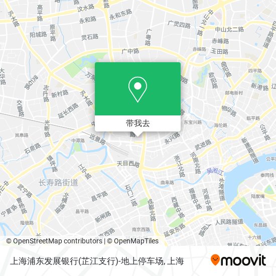 上海浦东发展银行(芷江支行)-地上停车场地图