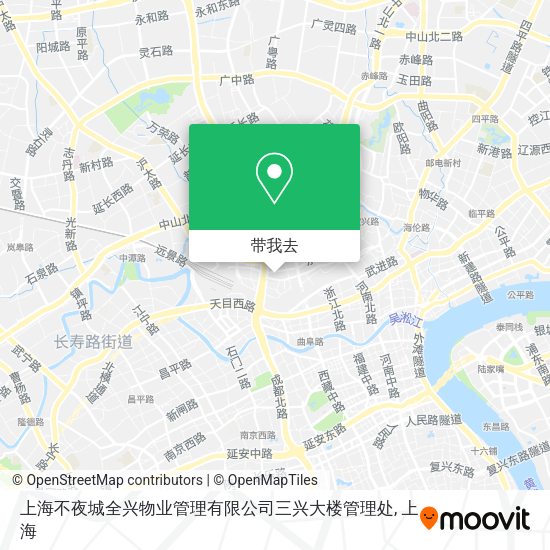 上海不夜城全兴物业管理有限公司三兴大楼管理处地图