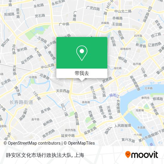 静安区文化市场行政执法大队地图