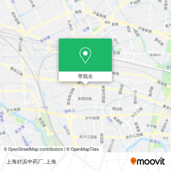 上海封浜中药厂地图