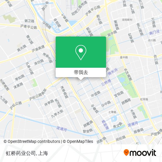 虹桥药业公司地图
